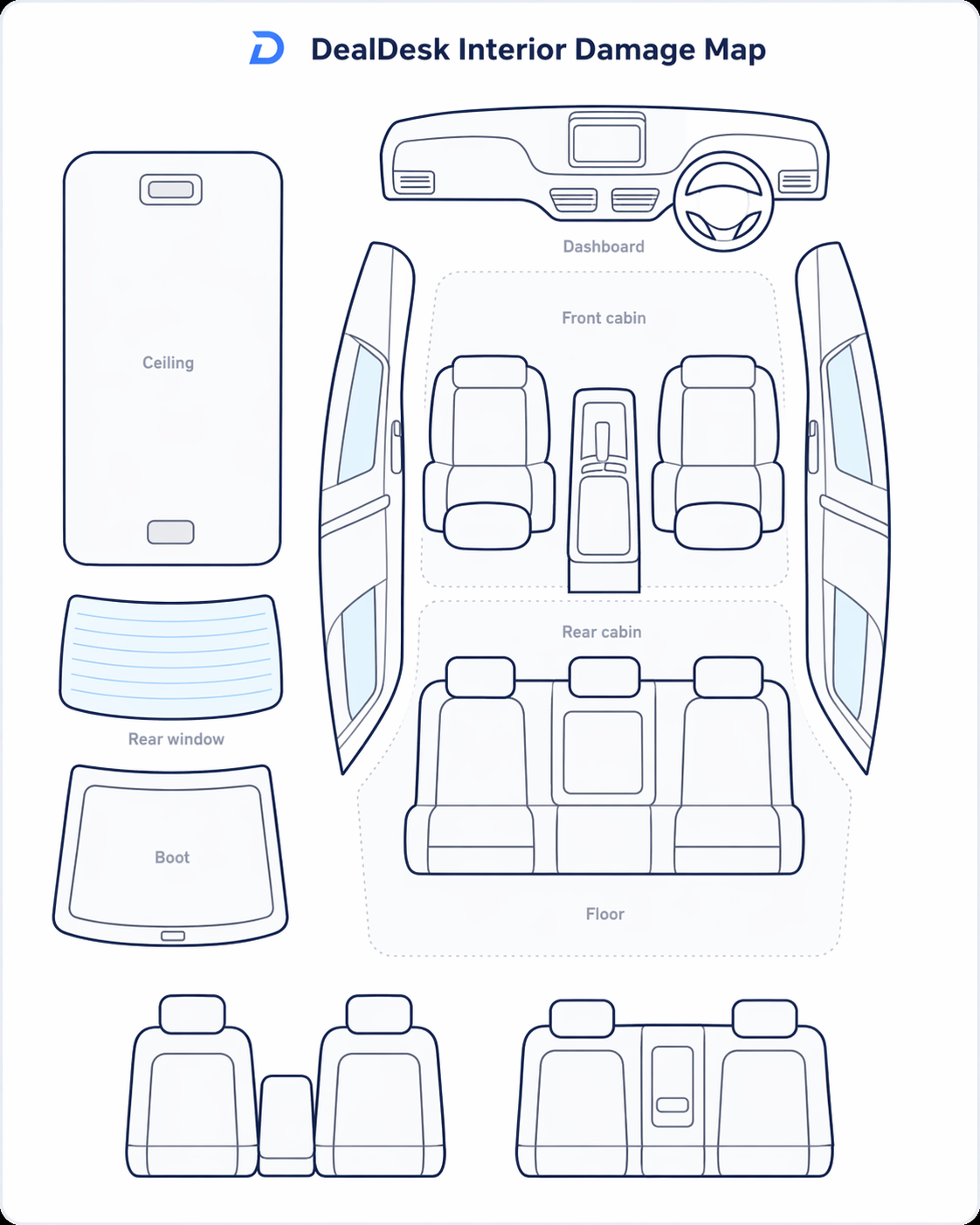 Demo interior appraisal visual